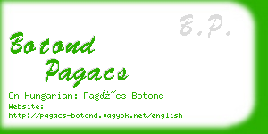 botond pagacs business card